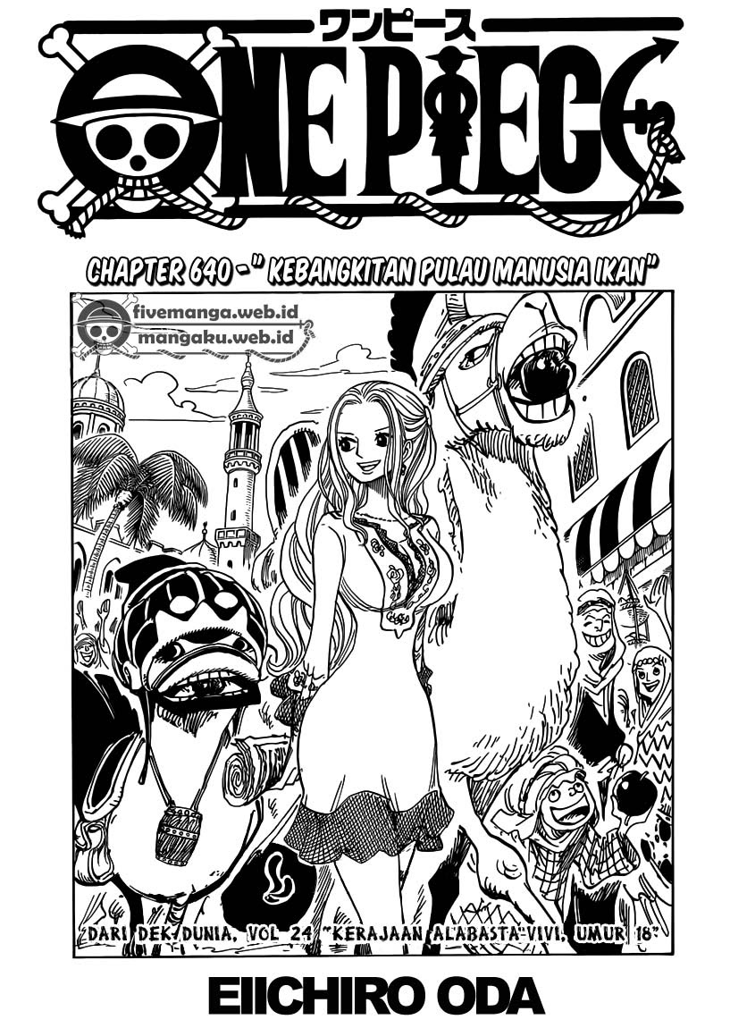 One Piece Chapter 640 – kebangkitan pulau manusia ikan Image 0