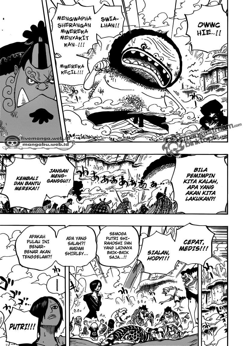 One Piece Chapter 640 – kebangkitan pulau manusia ikan Image 12