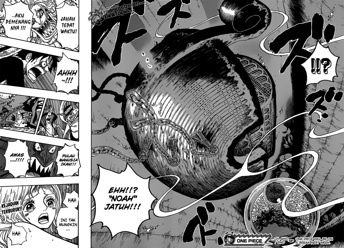 One Piece Chapter 640 – kebangkitan pulau manusia ikan Image 17