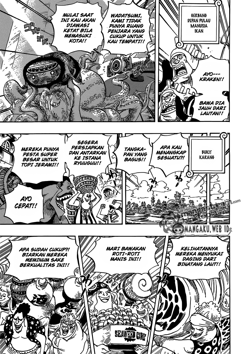 One Piece Chapter 649 – tarian bream dan plaice Image 9
