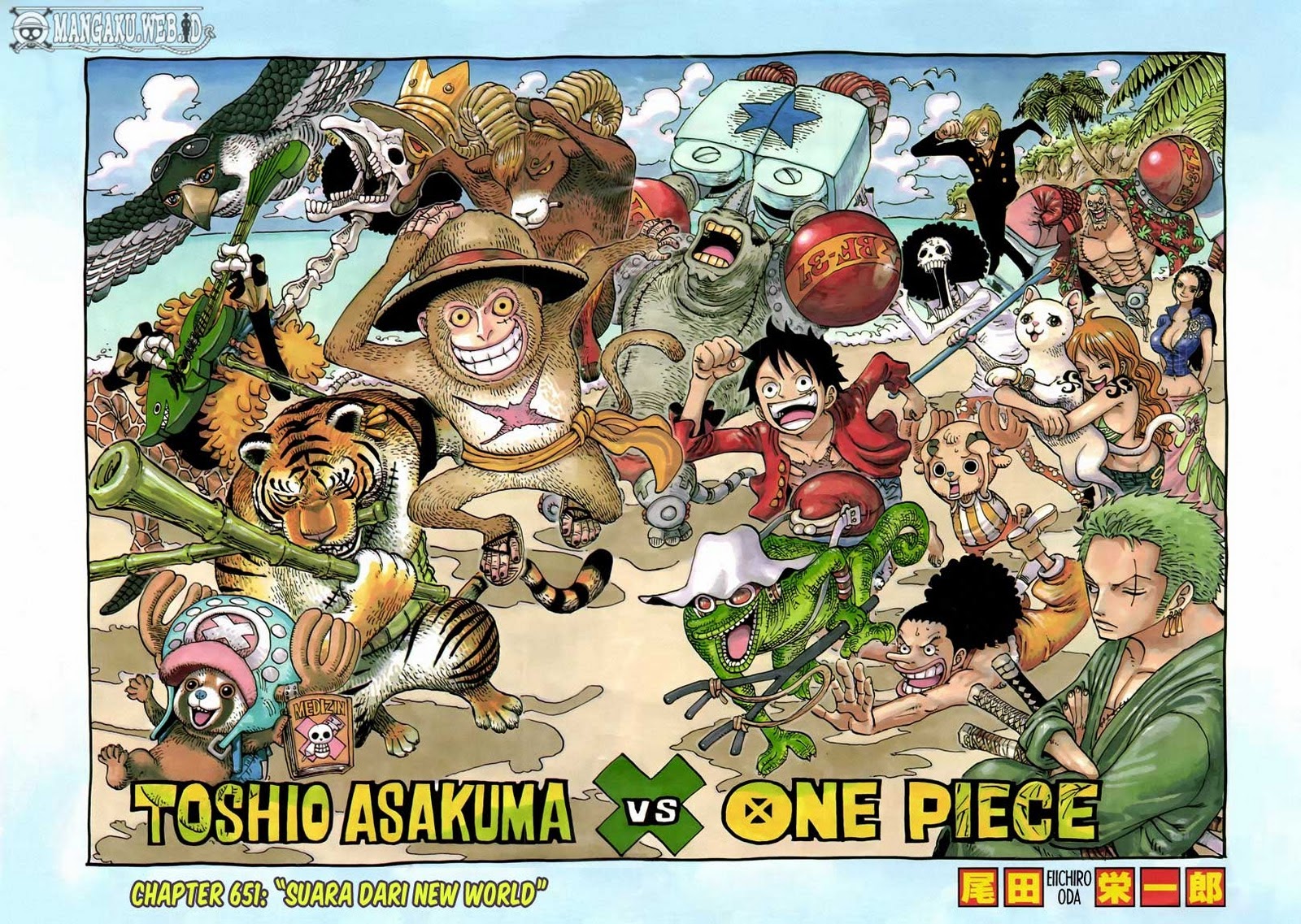 One Piece Chapter 651 – suara dari new world Image 1