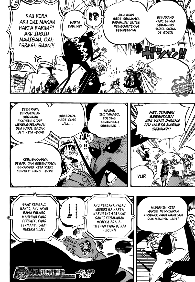 One Piece Chapter 651 – suara dari new world Image 16