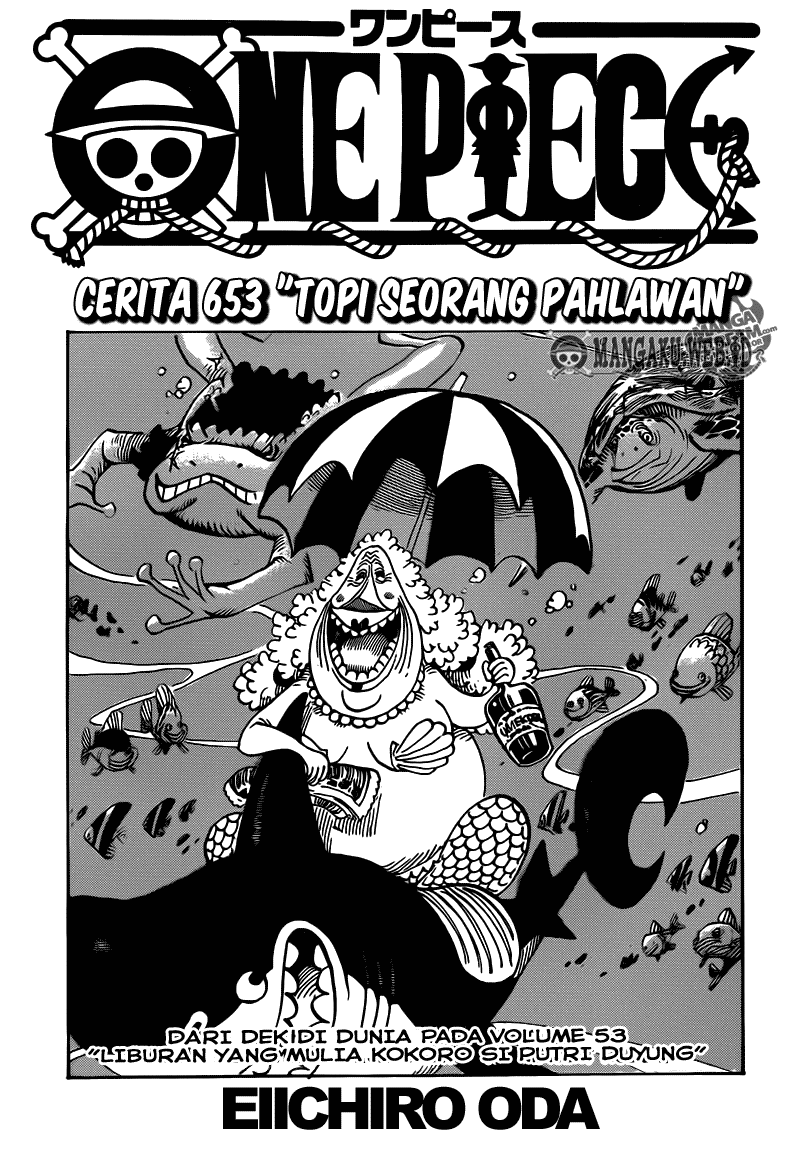 One Piece Chapter 653 – topi seorang pahlawan Image 1