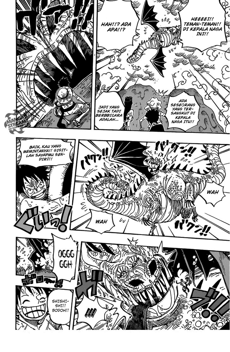 One Piece Chapter 656 – petualangan di pulau terbakar Image 12