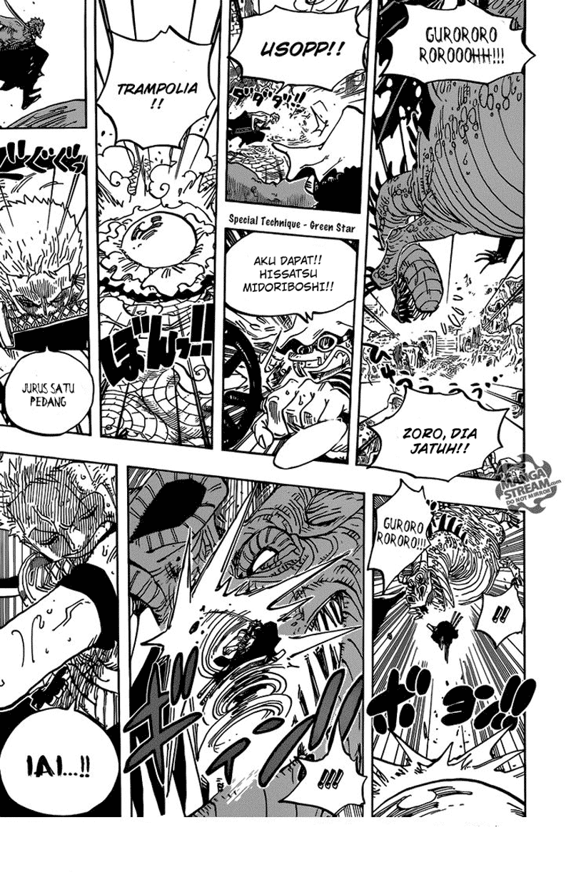 One Piece Chapter 656 – petualangan di pulau terbakar Image 13