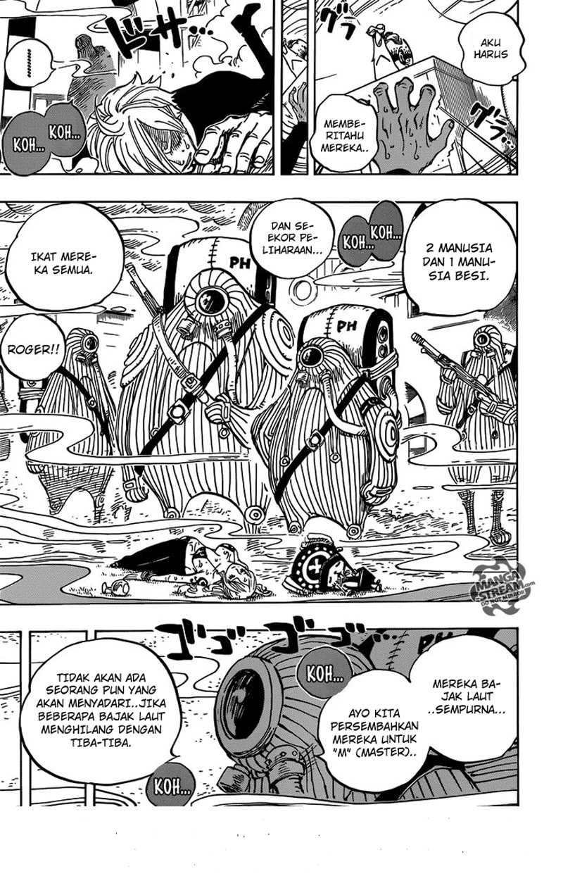 One Piece Chapter 656 – petualangan di pulau terbakar Image 16