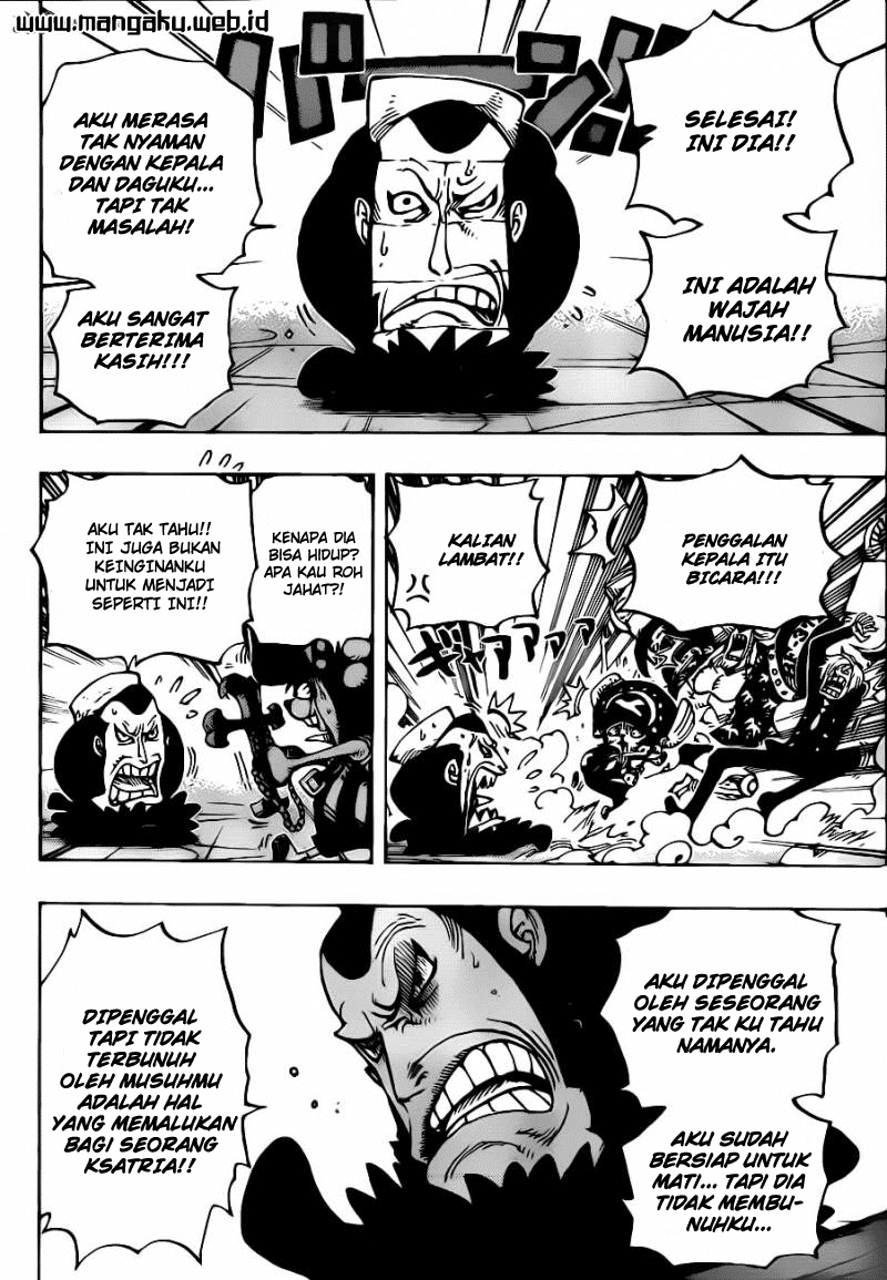 One Piece Chapter 657 – sebuah kepala yang terpenggal Image 10