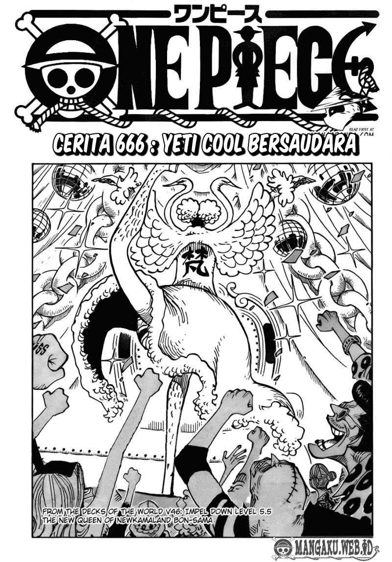 One Piece Chapter 666 Image 1