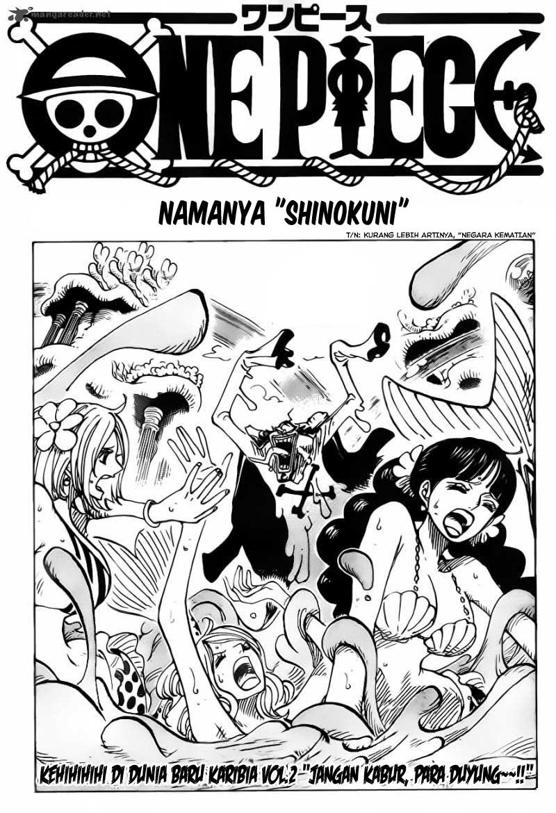 One Piece Chapter 675 Image 1