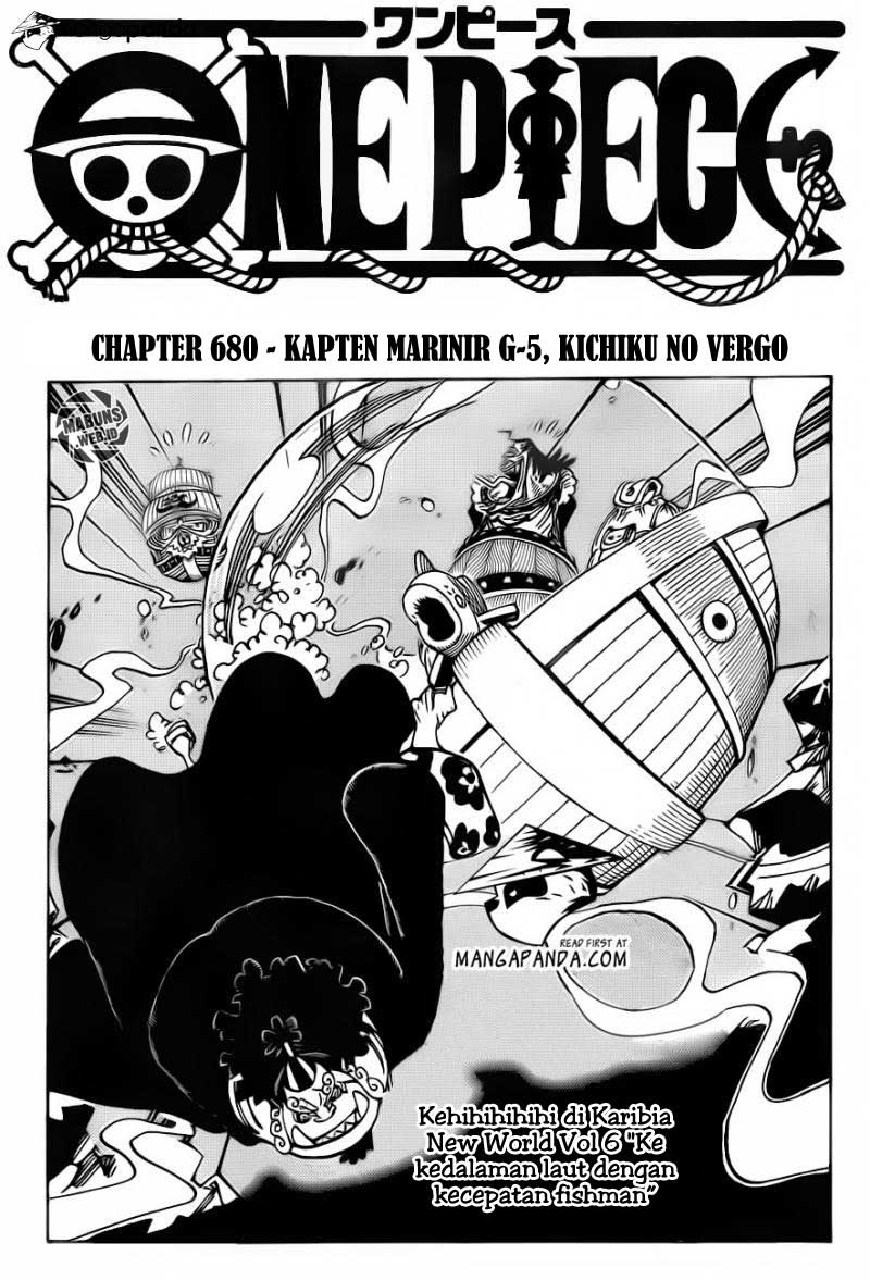 One Piece Chapter 680 Image 1