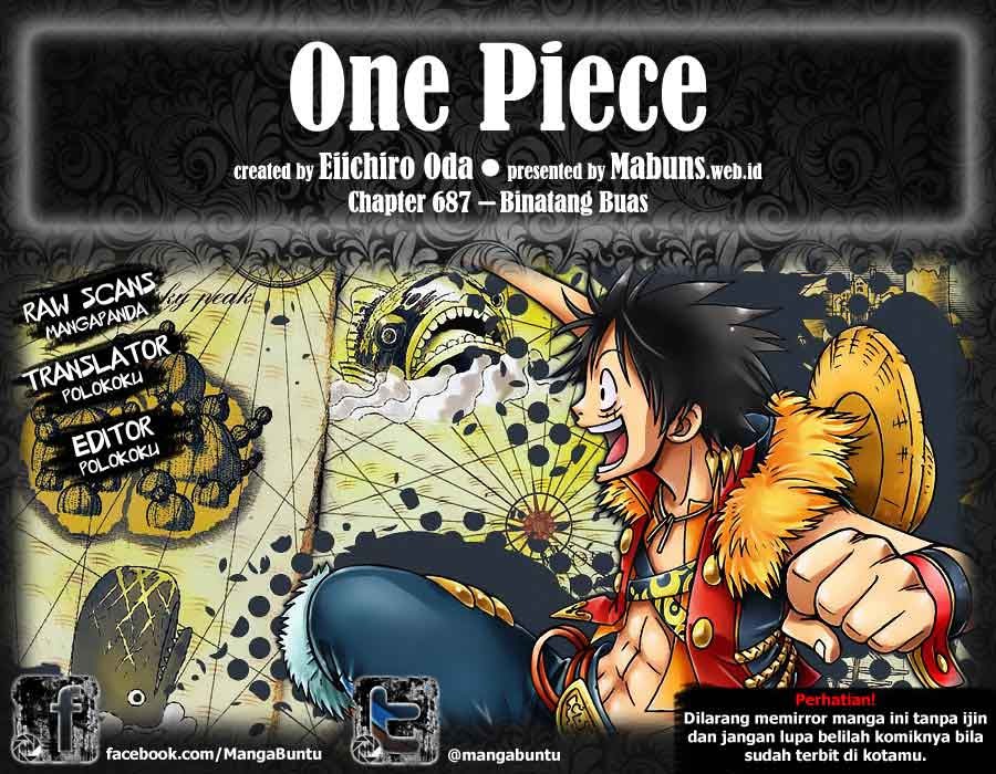 One Piece Chapter 687 Image 0
