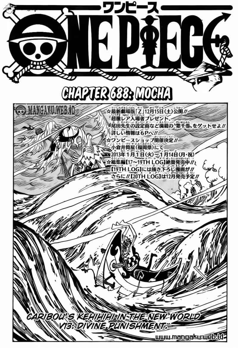 One Piece Chapter 688 Image 1