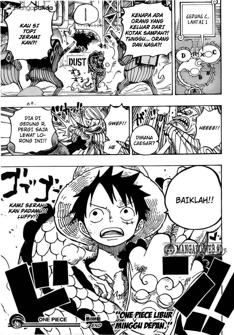 One Piece Chapter 688 Image 18