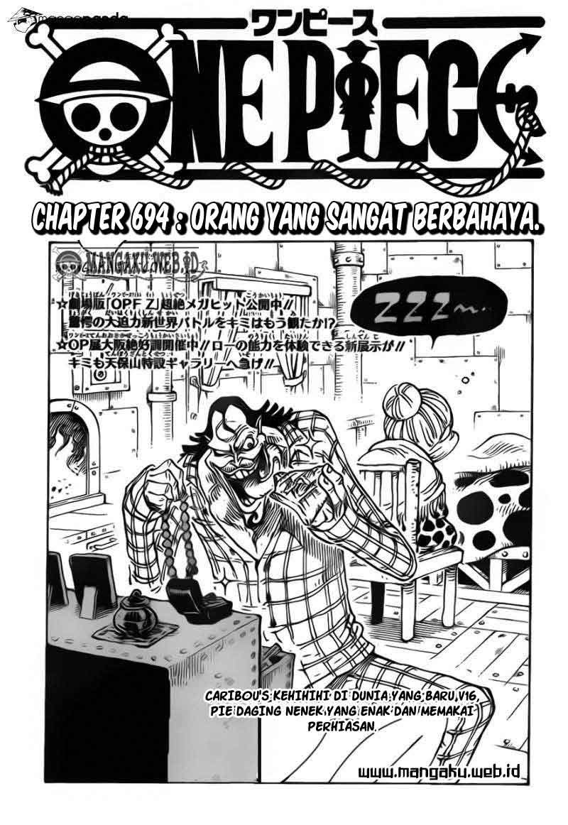 One Piece Chapter 694 Image 1