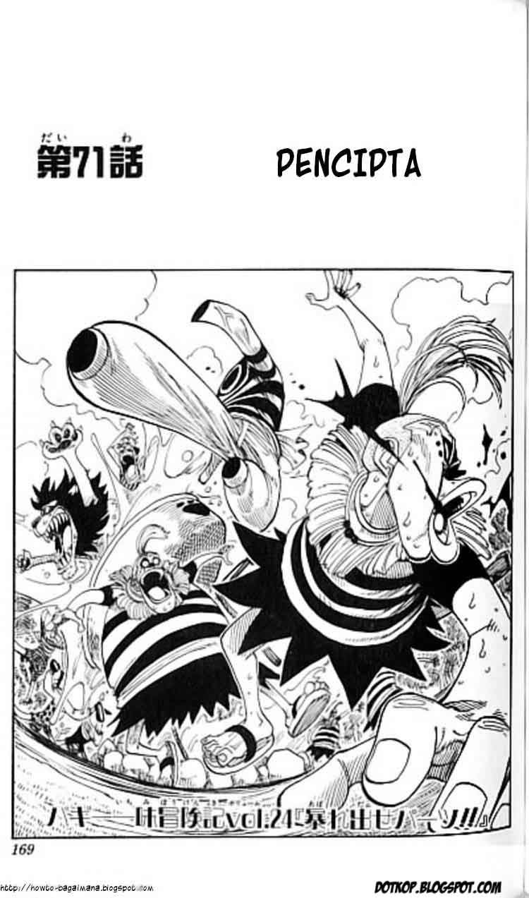 One Piece Chapter 71 Image 0