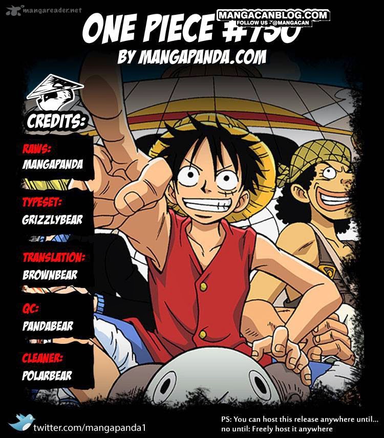 One Piece Chapter 750 Image 0