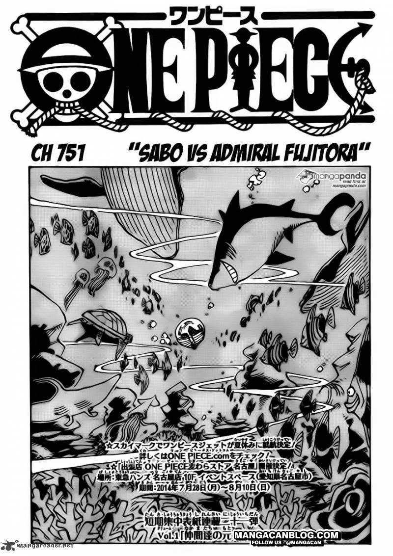 One Piece Chapter 751 Image 1