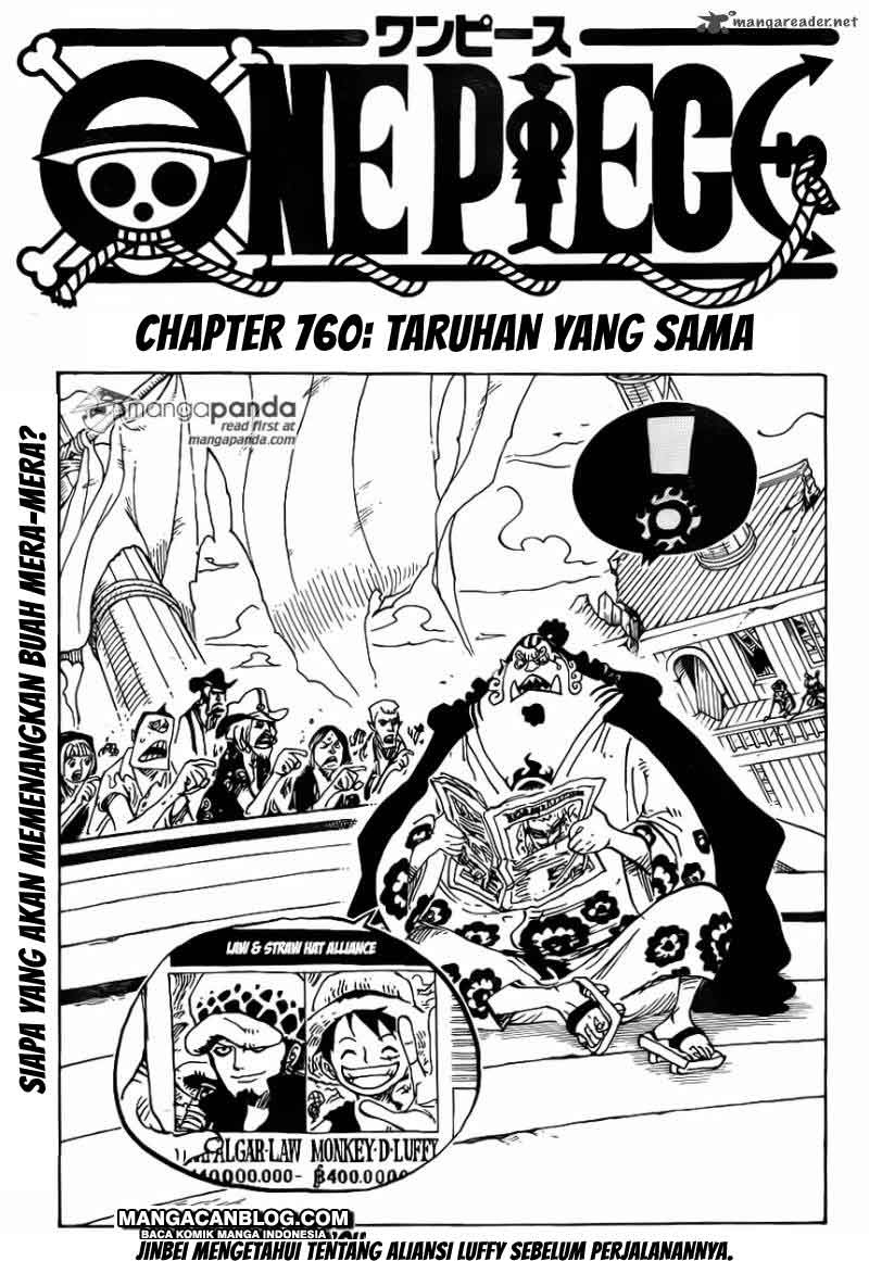 One Piece Chapter 760 Image 1