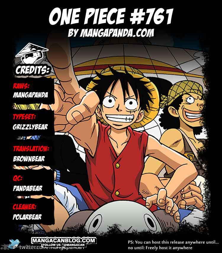 One Piece Chapter 761 Image 1