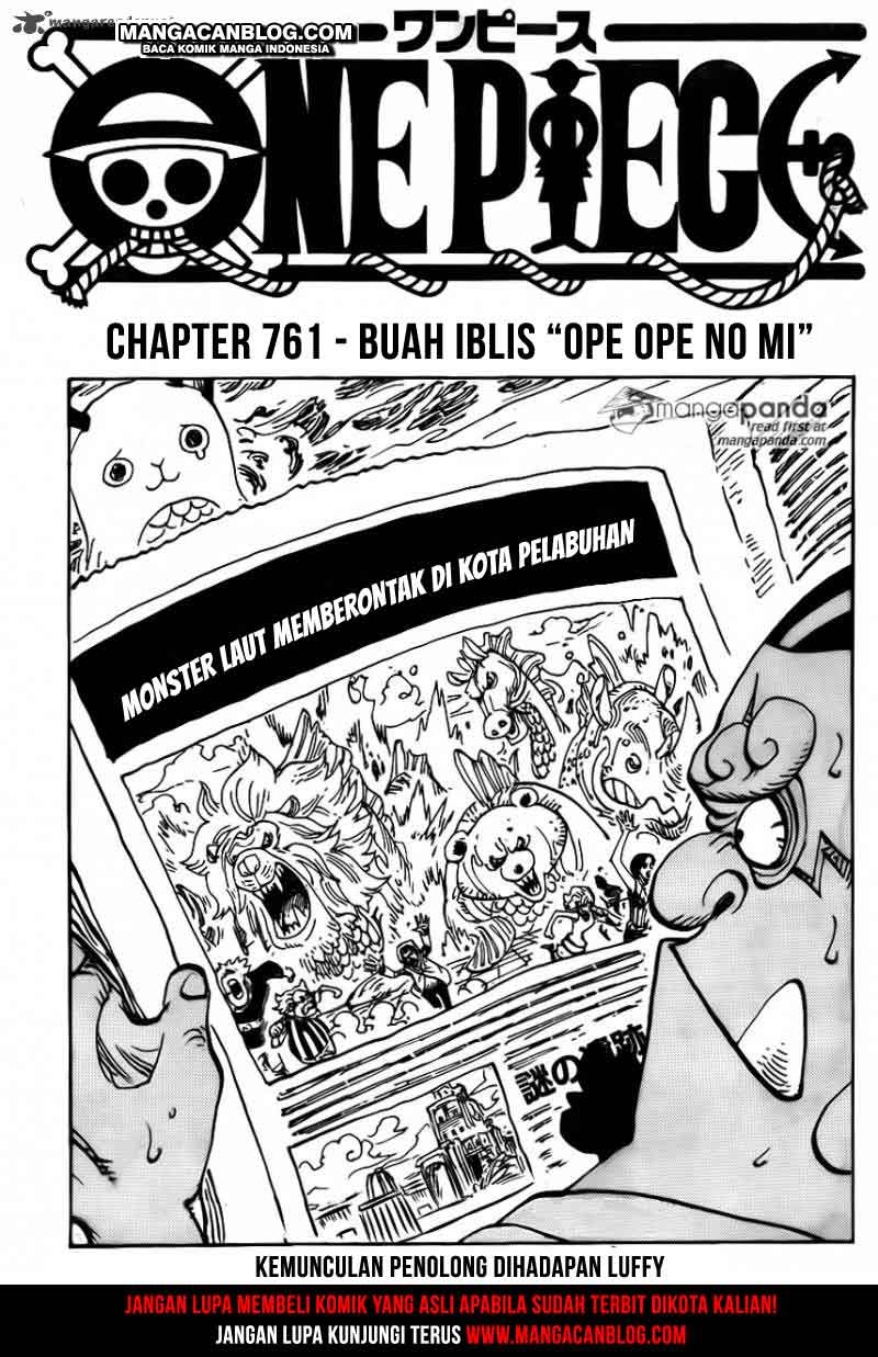 One Piece Chapter 761 Image 2