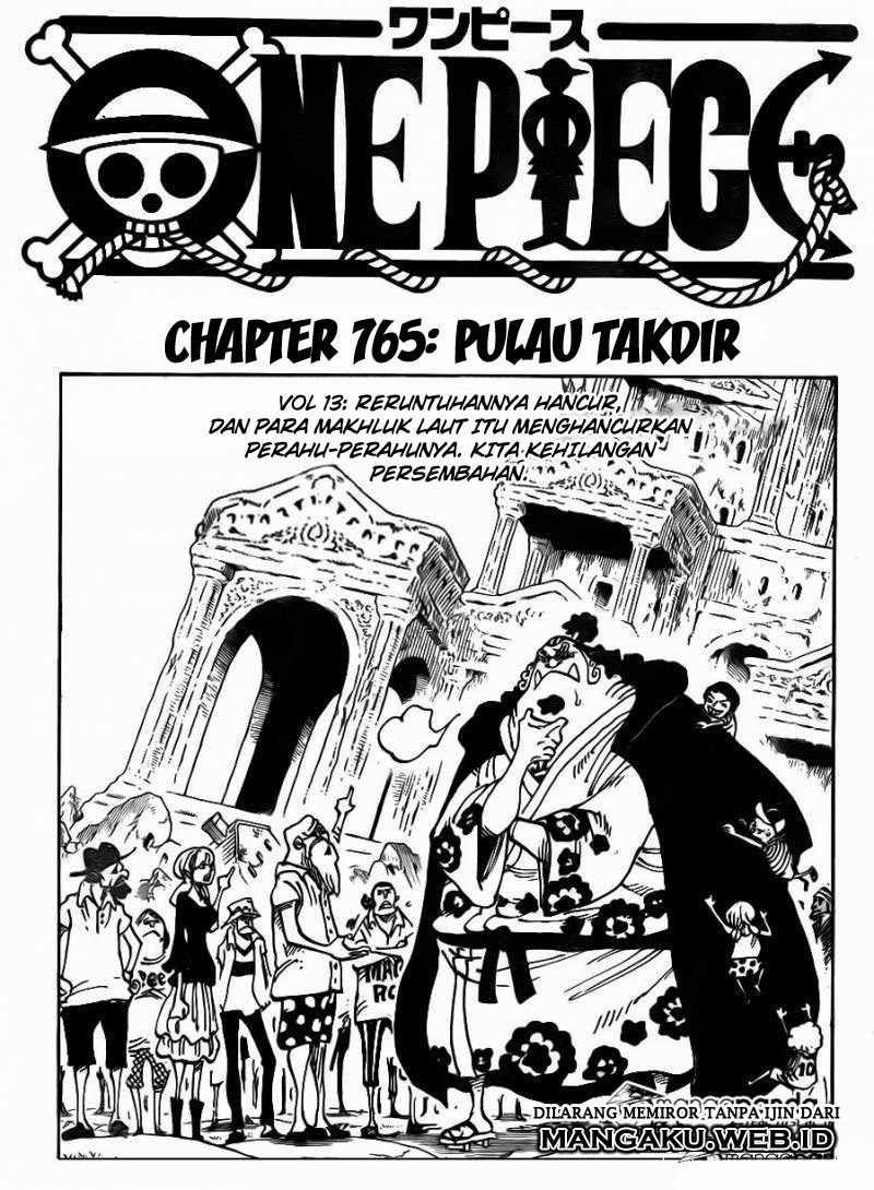 One Piece Chapter 765 Image 1