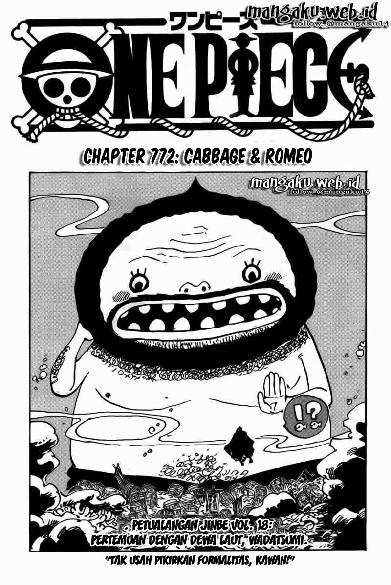 One Piece Chapter 772 Image 1