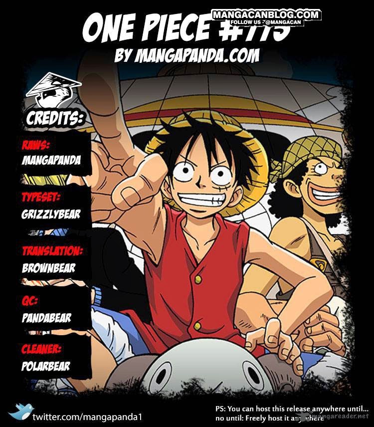 One Piece Chapter 775 Image 0