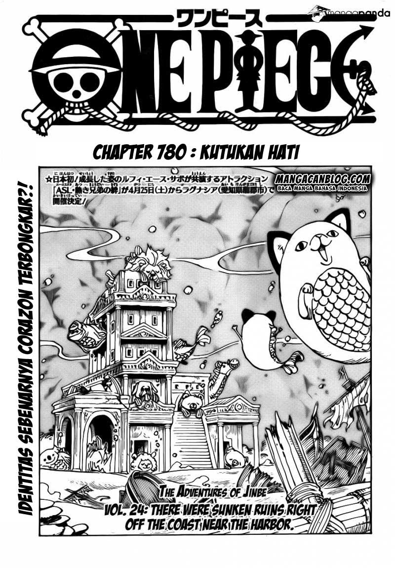 One Piece Chapter 780 Image 1