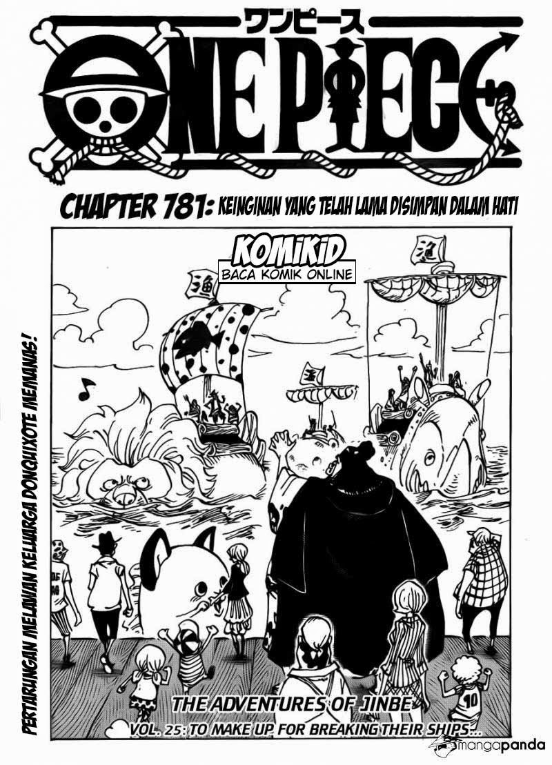 One Piece Chapter 781 Image 1