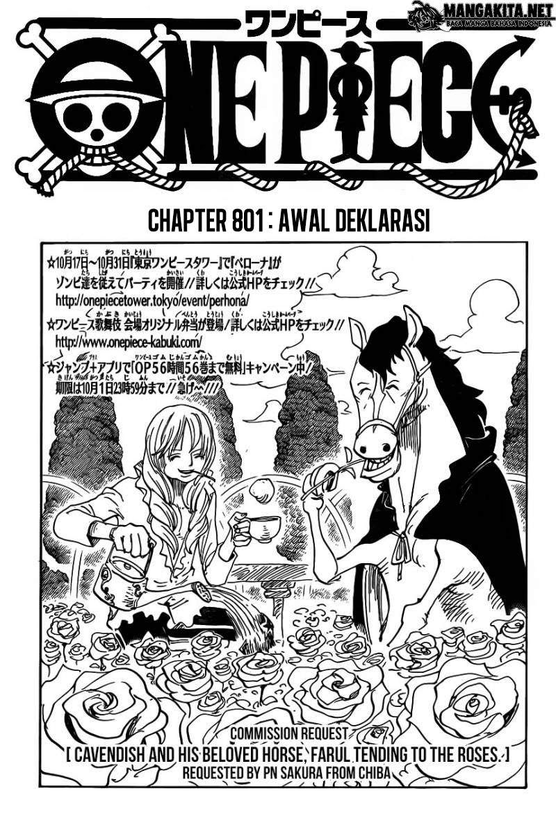 One Piece Chapter 801 Image 1