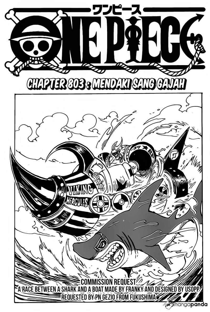 One Piece Chapter 803 Image 1