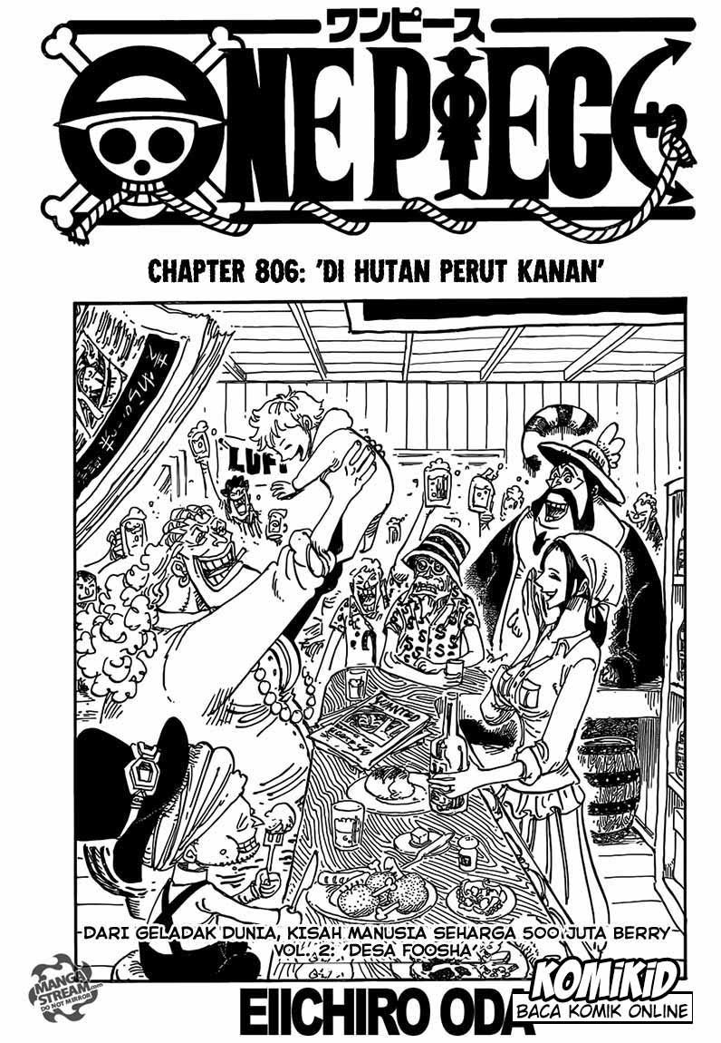 One Piece Chapter 806 Image 5