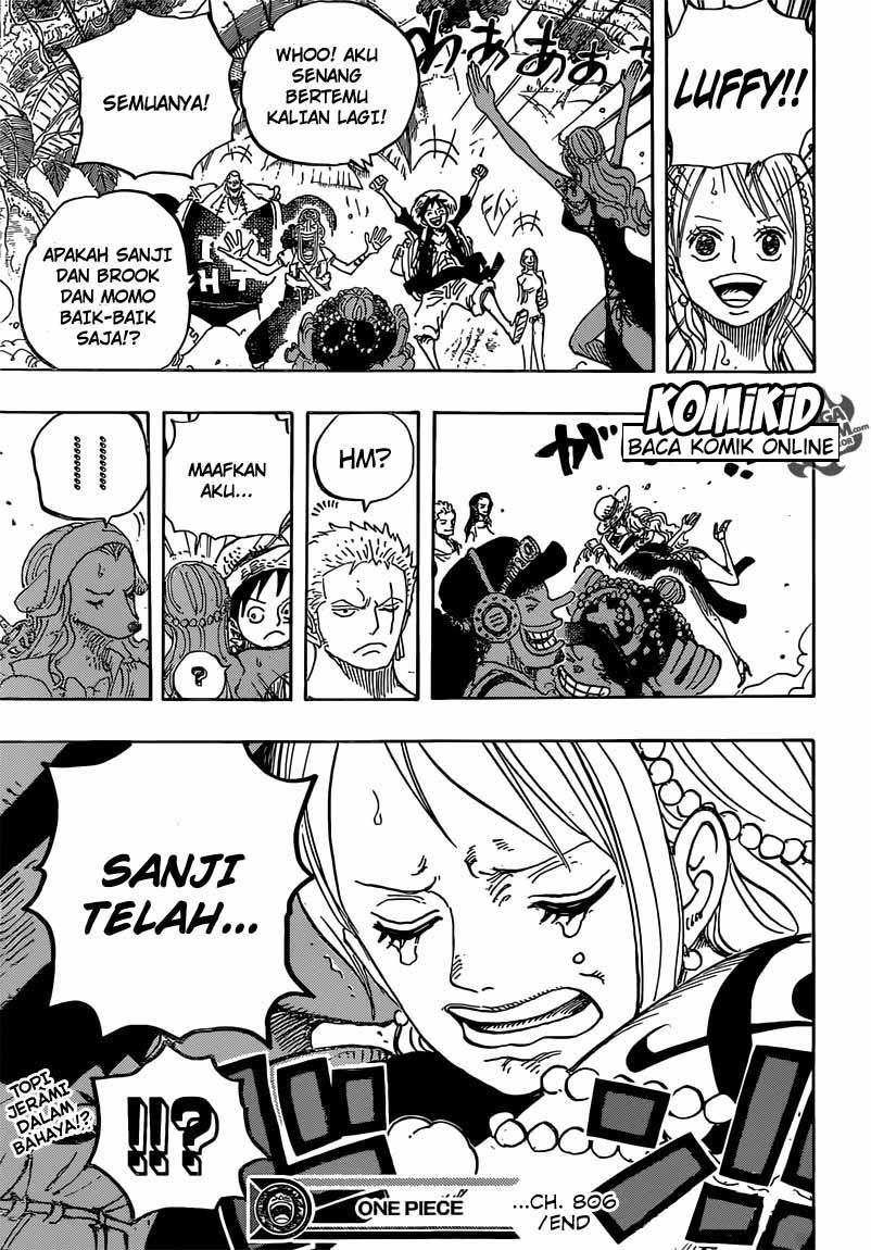 One Piece Chapter 806 Image 20