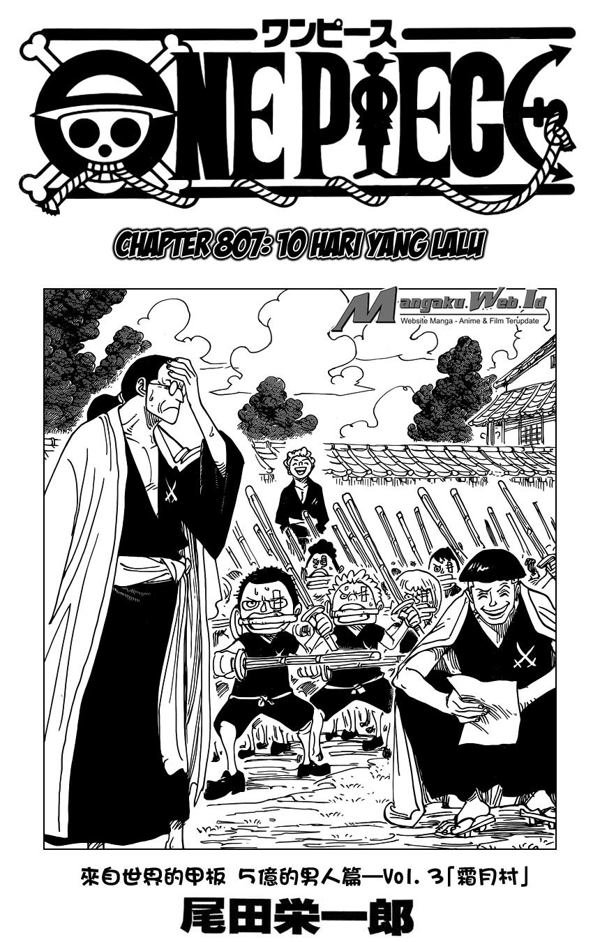 One Piece Chapter 807 – 10 hari yang lalu Image 1