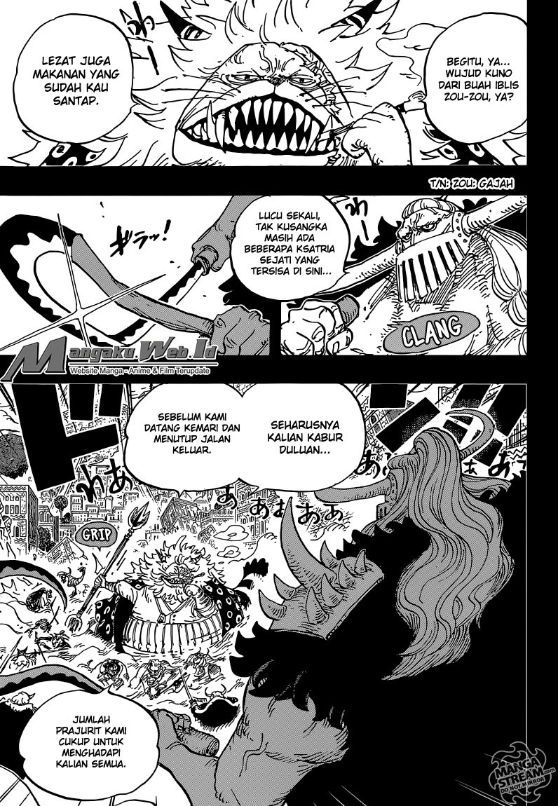 One Piece Chapter 810 – bajak laut curly hat tiba Image 6