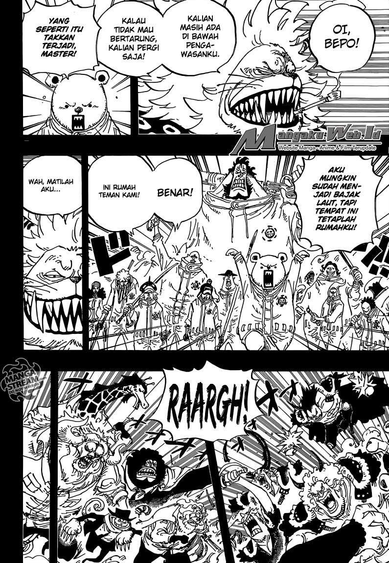 One Piece Chapter 810 – bajak laut curly hat tiba Image 7