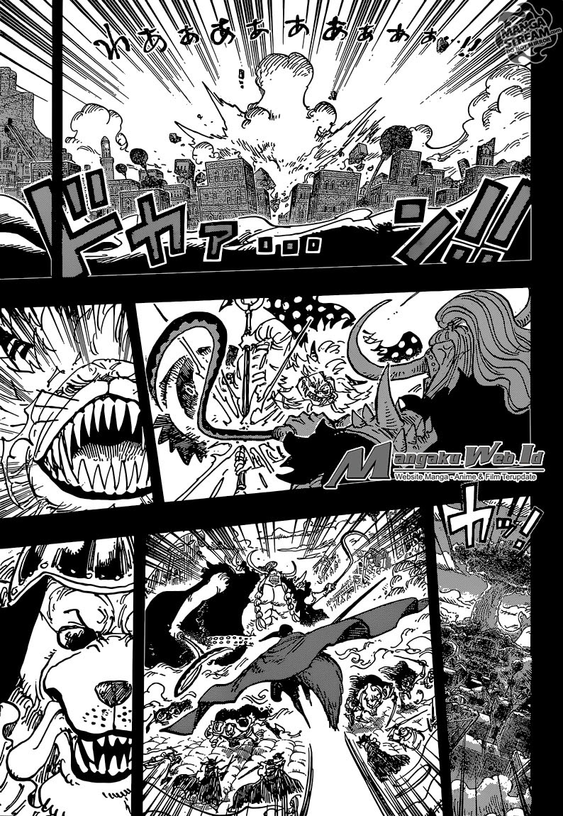 One Piece Chapter 810 – bajak laut curly hat tiba Image 8