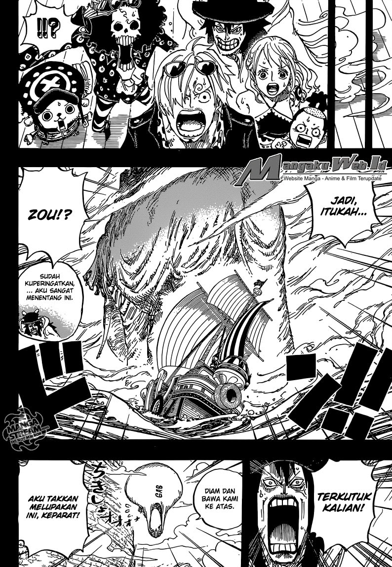 One Piece Chapter 810 – bajak laut curly hat tiba Image 15