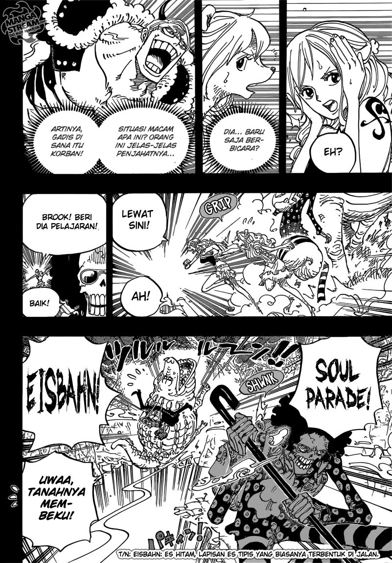 One Piece Chapter 810 – bajak laut curly hat tiba Image 17