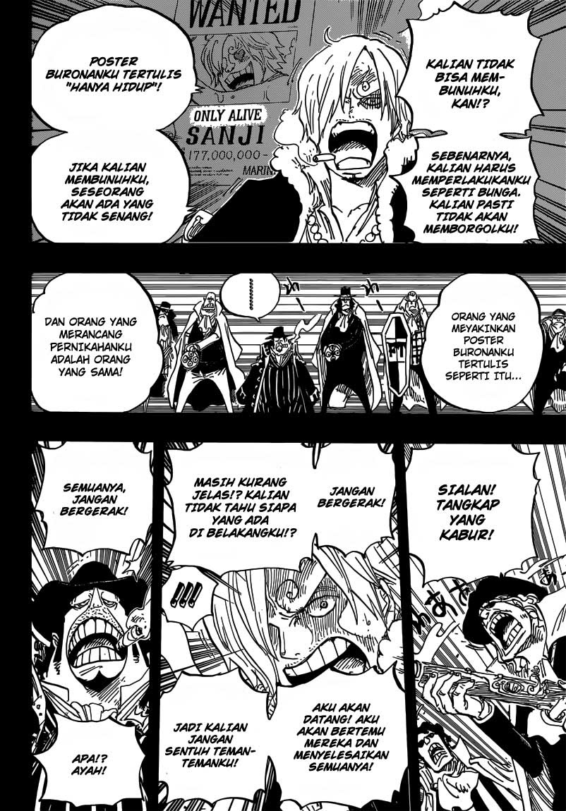 One Piece Chapter 813 undangan pesta minum teh Image 14