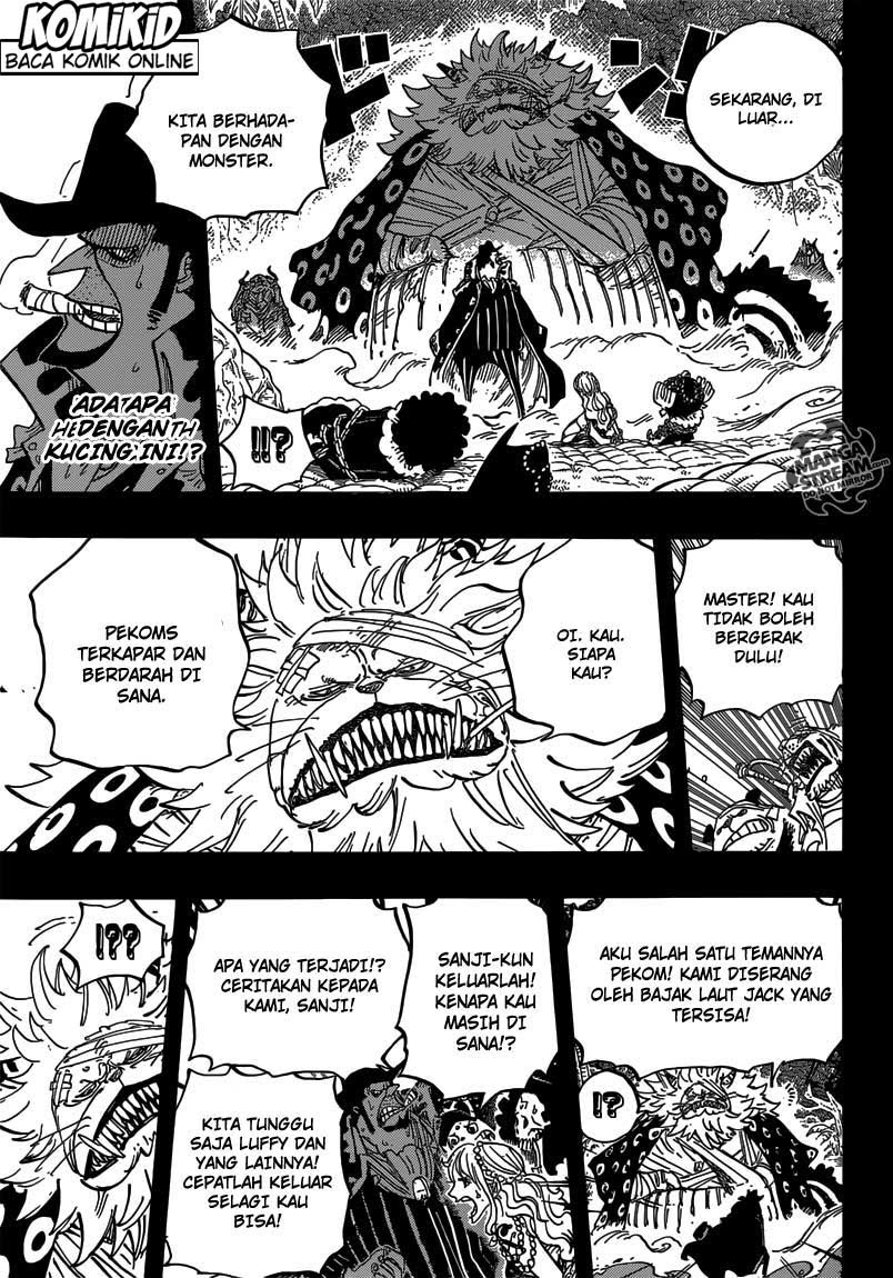 One Piece Chapter 813 undangan pesta minum teh Image 15