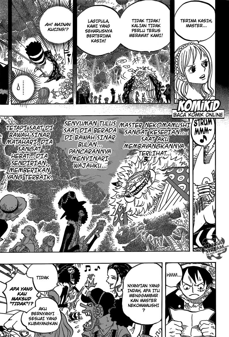 One Piece Chapter 814 ayo pergi mengunjungi master nekomamushi Image 4