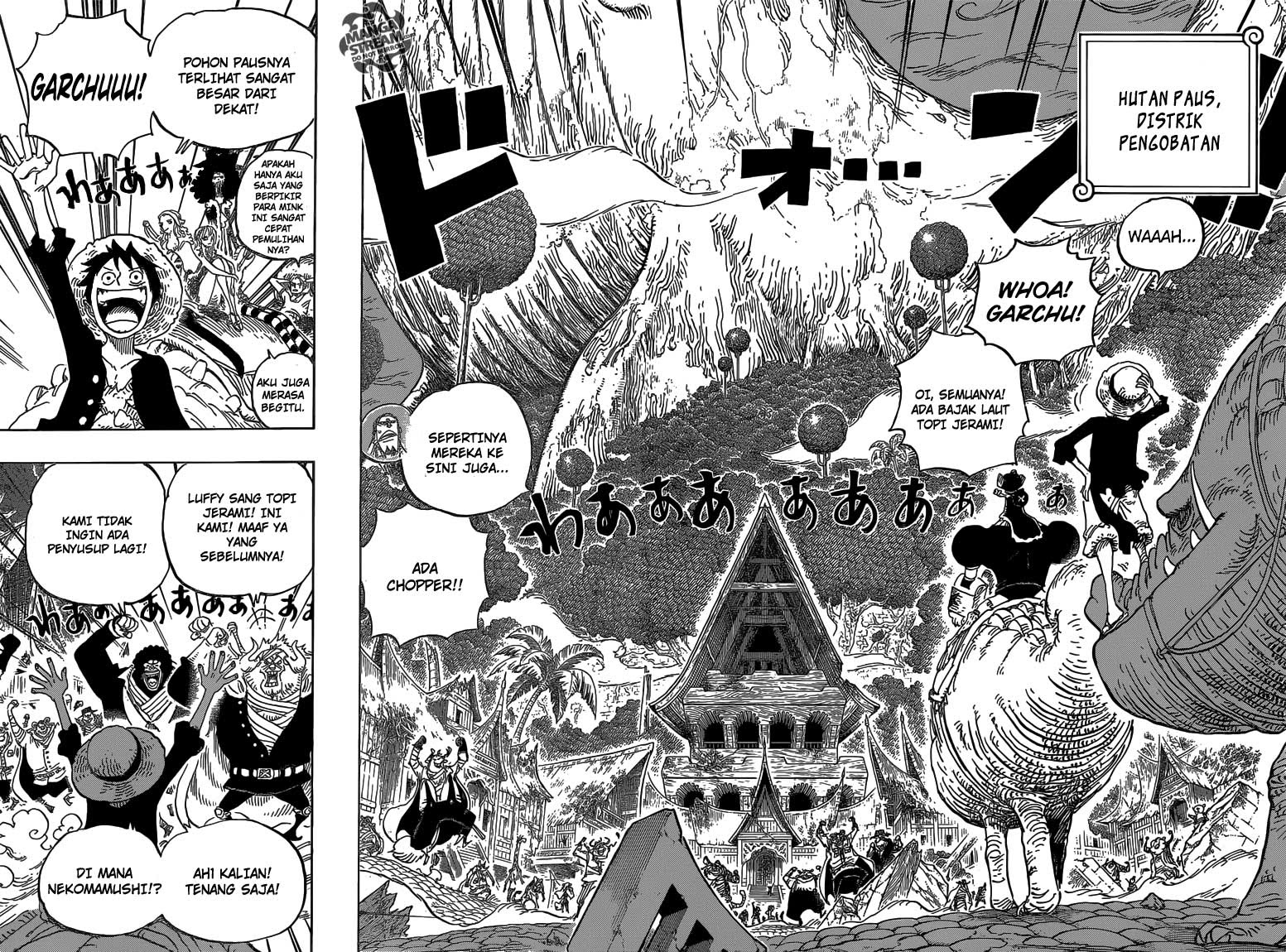 One Piece Chapter 814 ayo pergi mengunjungi master nekomamushi Image 11