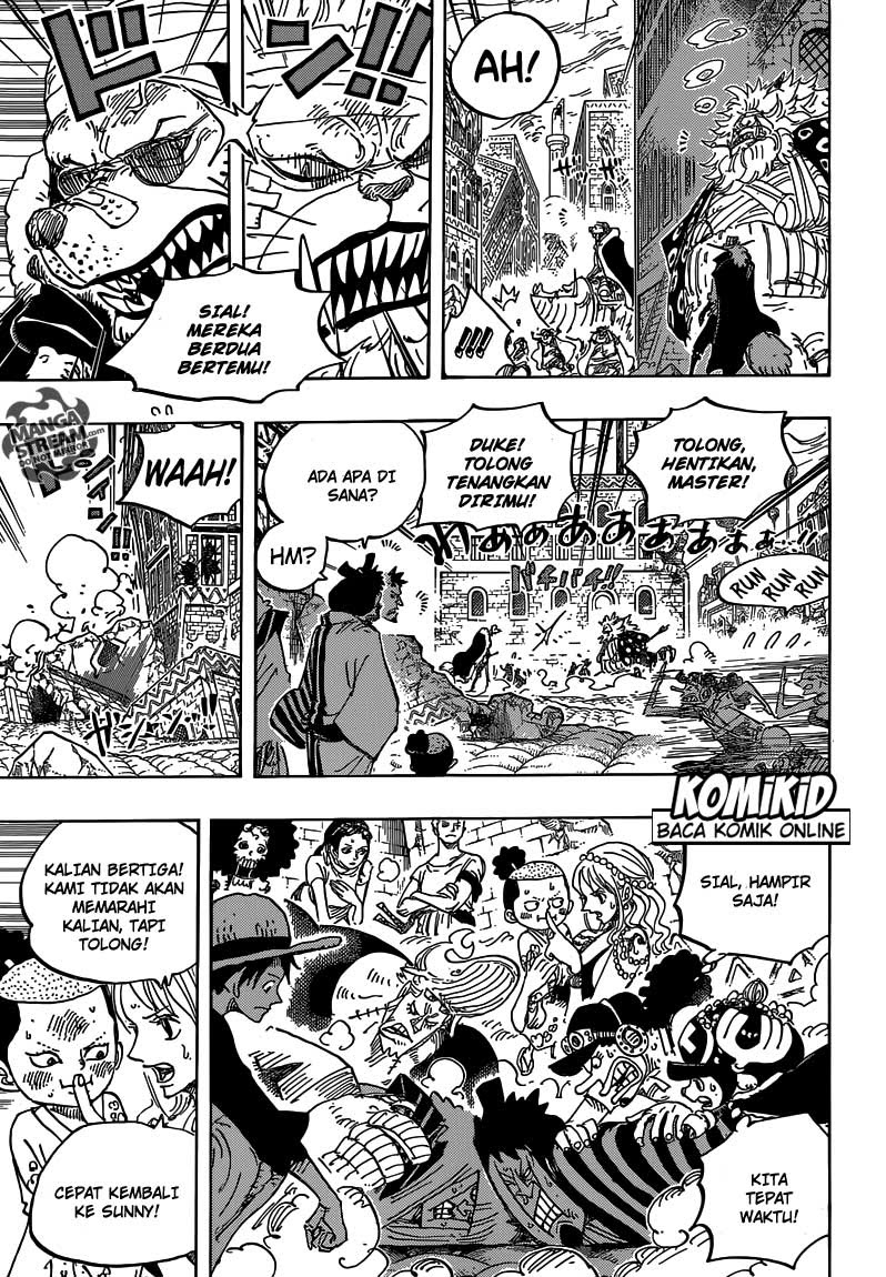 One Piece Chapter 816 anjing vs kucing Image 7