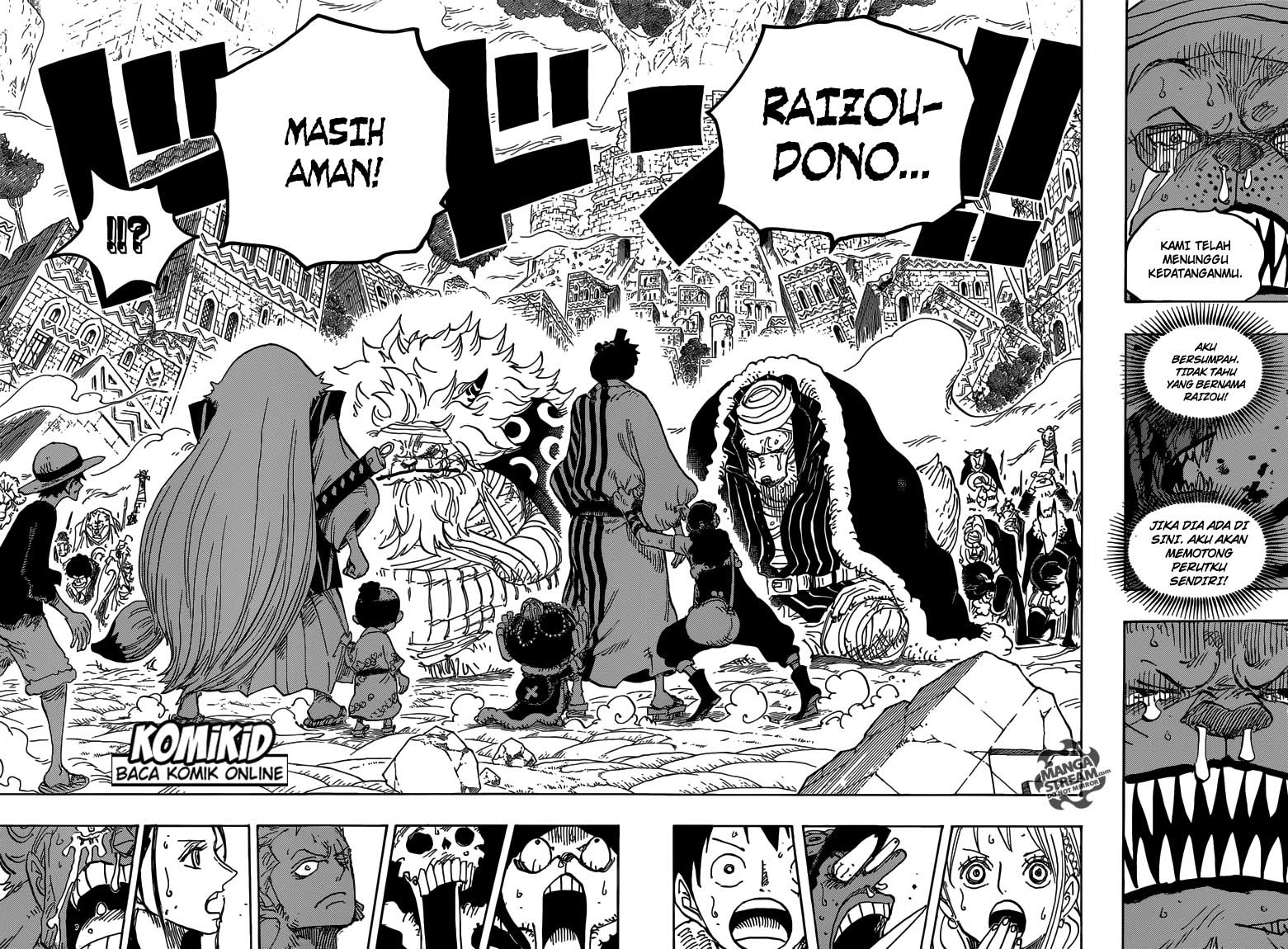 One Piece Chapter 816 anjing vs kucing Image 14