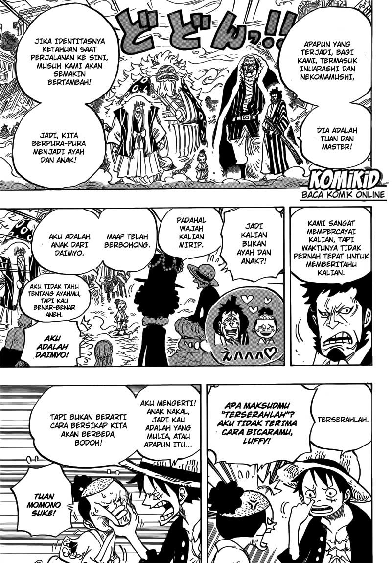 One Piece Chapter 817 raizou si kabut Image 9