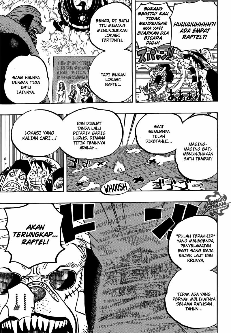 One Piece Chapter 818 didalam hutan paus Image 5