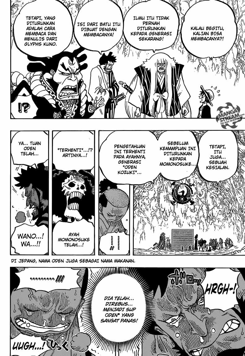 One Piece Chapter 818 didalam hutan paus Image 12