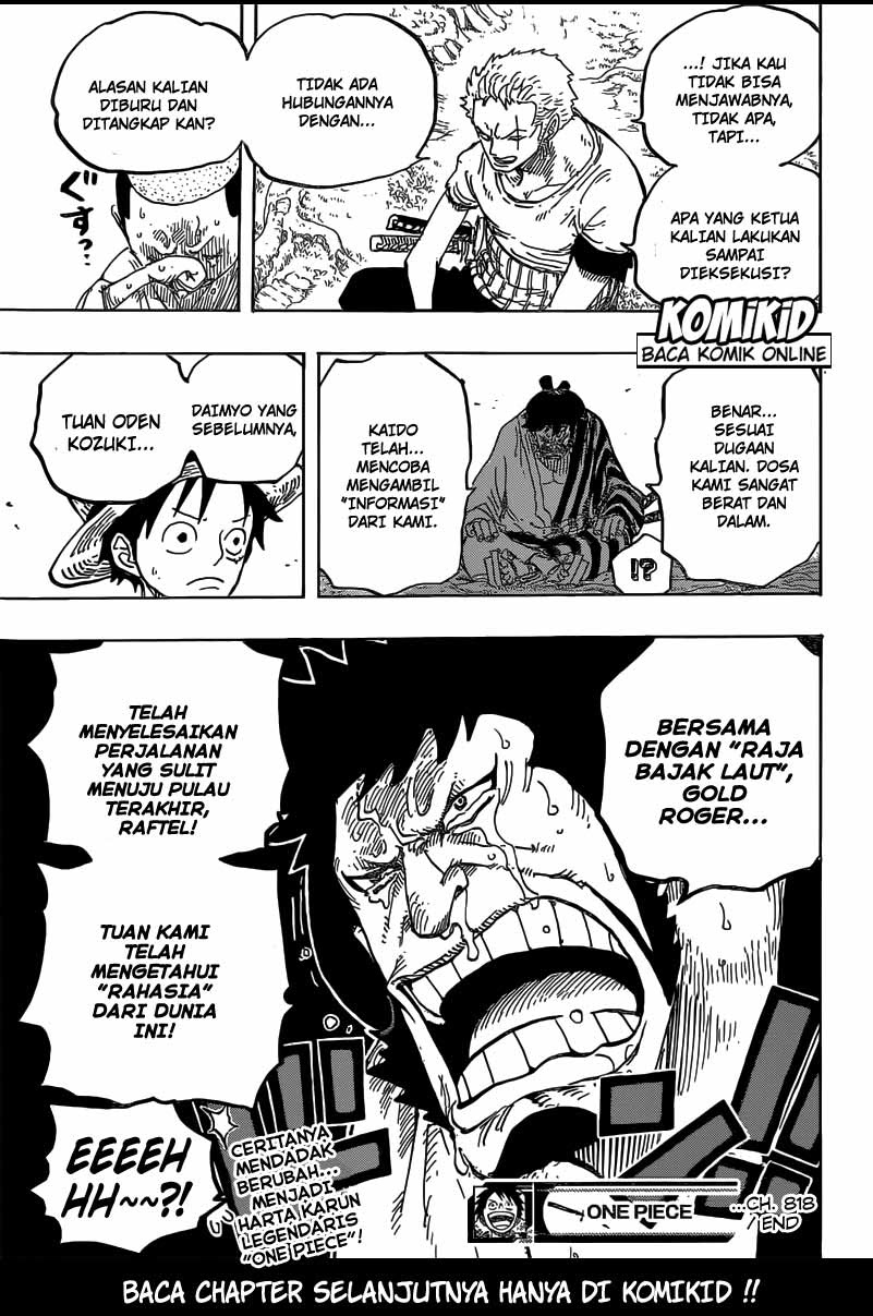 One Piece Chapter 818 didalam hutan paus Image 15