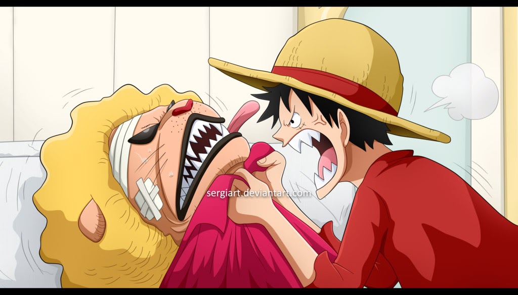 One Piece Chapter 818 didalam hutan paus Image 19